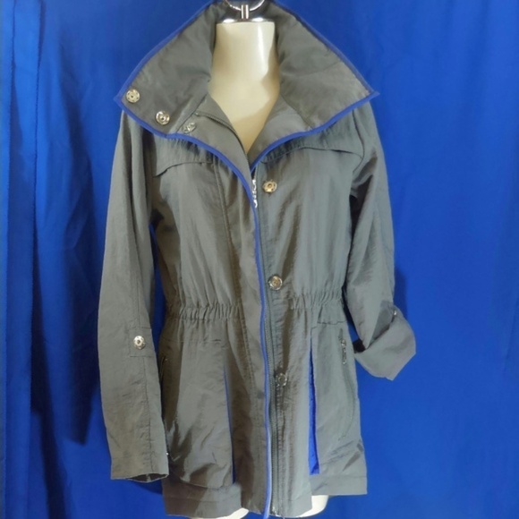 Seven7 Gray Anorak Fillmore Windbreaker Jacket M - Picture 1 of 8